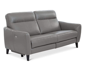 Regine Leather Power Reclining Sofa